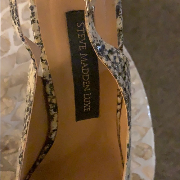 Python leather platforms - Picture 2 of 3